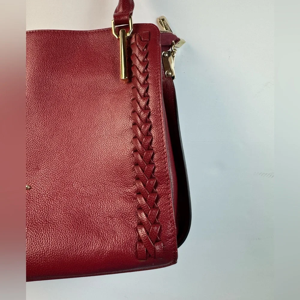 Red Leather Handbag